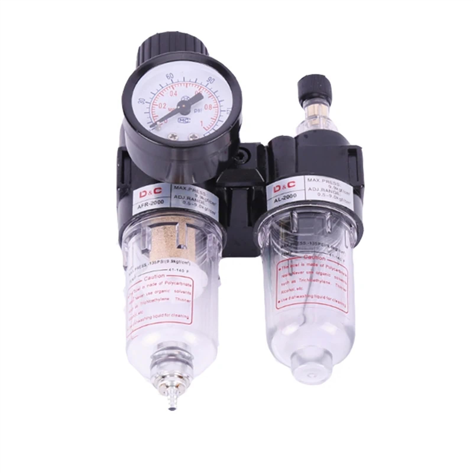 AFC-2000 regulator filtra pneumatycznego jednostka uzdatniania powietrza przełączniki ciśnienia manometr AFC2000 z mocowaniem PC do sprężarek