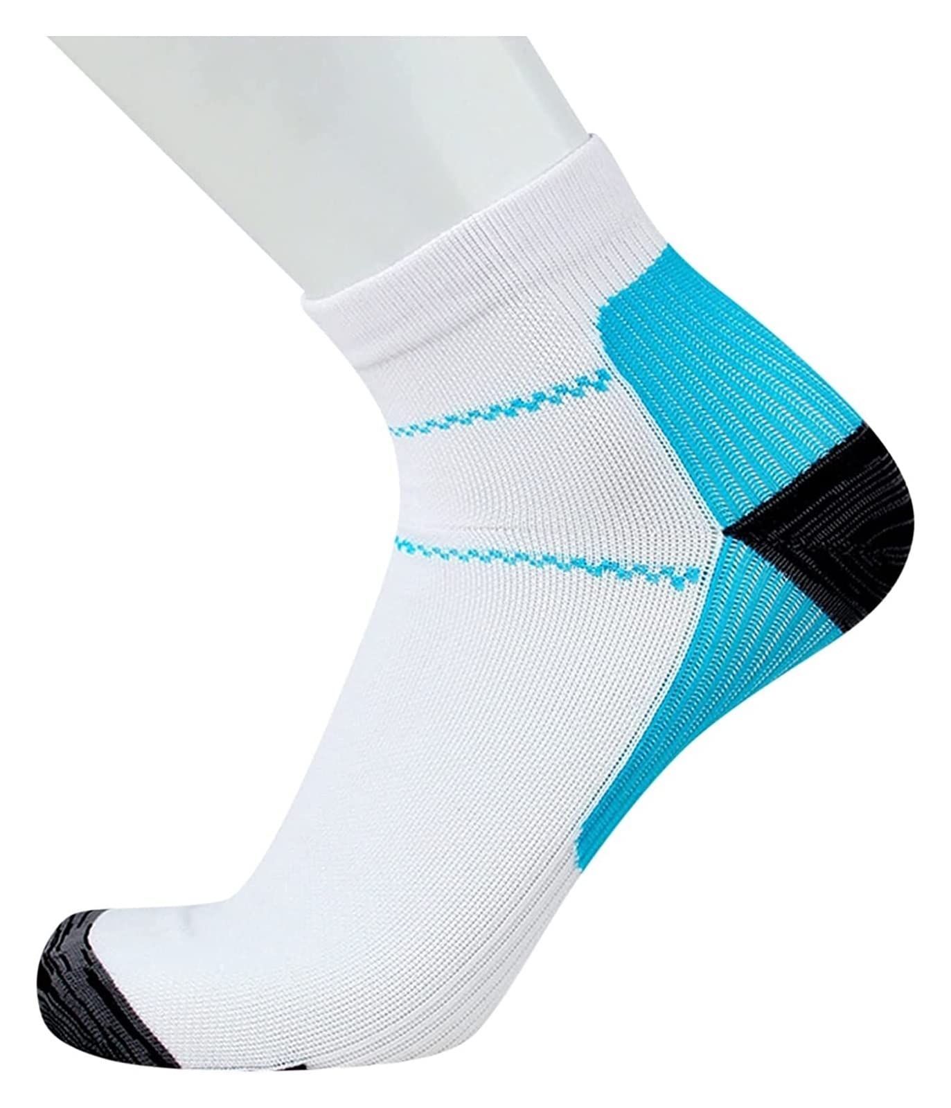 Calcetines Térmicos Calcetines De Compresión para Mujeres Y Hombres, 15-20 mmHg, Ideales para Enfermeras, Calcetines De Compresión para Viajes Calcetines Invierno (Color : BLU, Size : S-m)