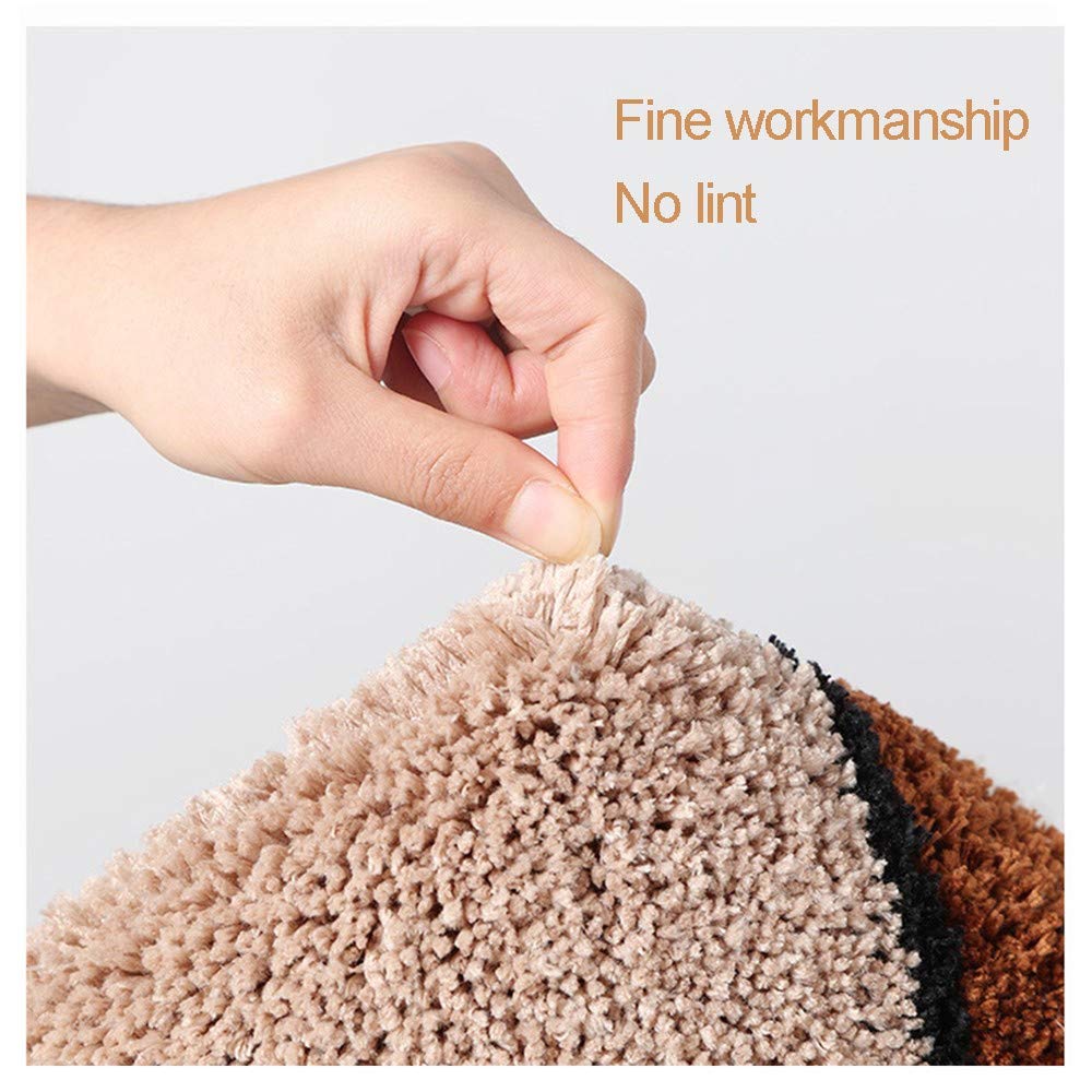 Alfombra de baño Cocina Mascota Alfombrilla De Baño Antideslizante Multifuncional Felpa Microfibra Chenille Suave Cómoda Y Súper Absorbente(Patrón Animal Lindo)
