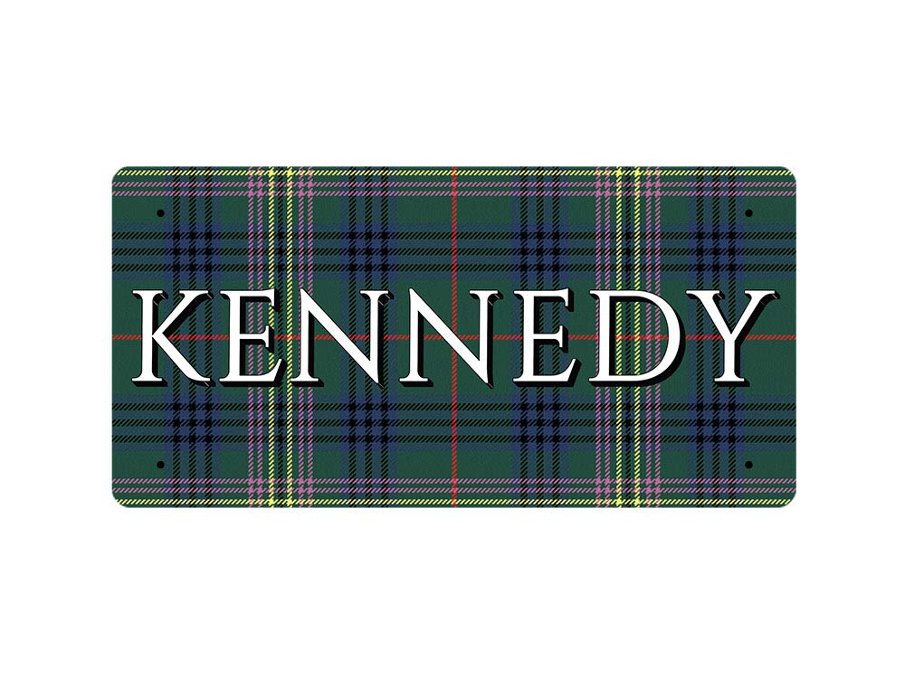 McMug - Kennedy (Kennedy Modern Tartan) - Metal Sign, Decorative Sign, 200mm x 100mm