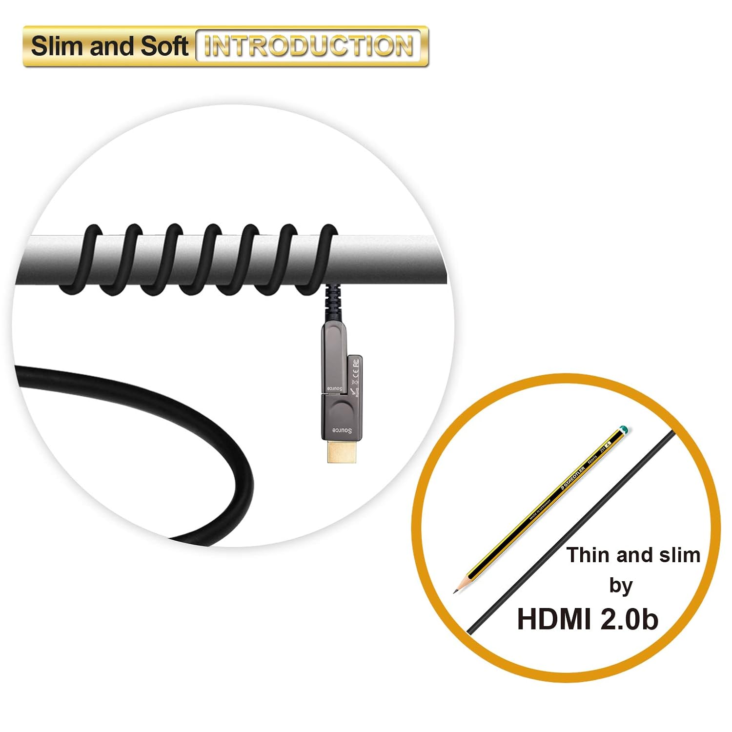 Crazy Deals JYFT Fiber HDMI Cable 33ft of 4K HDR 60HZ, Home Theater Cable with 2.0b ARC, Extra Long and Slim Flexible Active Optical Cable with Ethernet 18Gbps, Audio Return, Video 4K 2016P HD, 1080P 3D, Blue-ray Exclusive Discount 90% Price JYFT Fiber HDMI Cable 33ft of 4K HDR 60HZ, Home Theater Cable with 2.0b ARC, Extra Long and Slim Flexible Active Optical Cable with Ethernet 18Gbps, Audio Return, Video 4K 2016P HD, 1080P 3D, Blue-ray