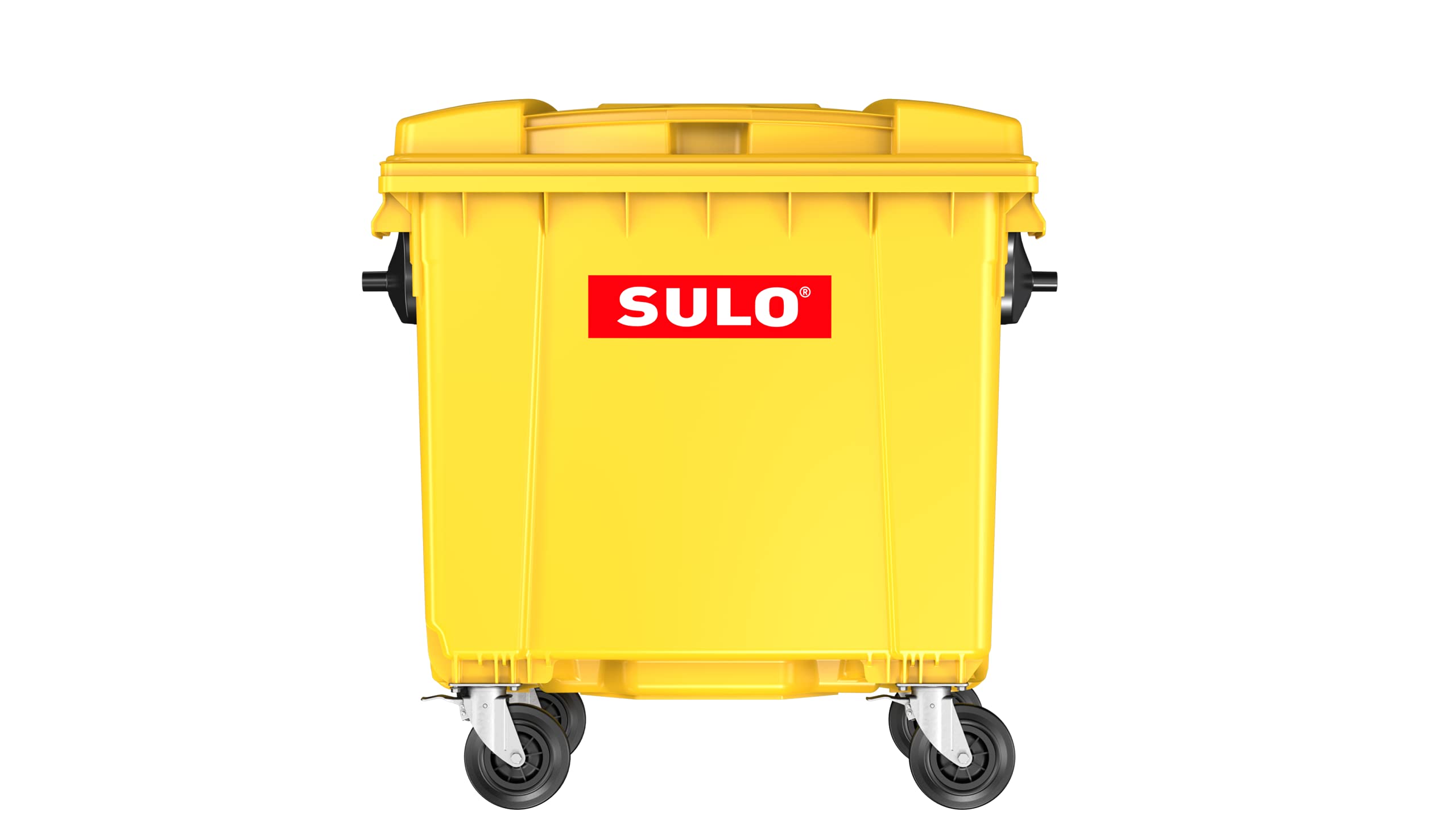 Sulo CITYBAC Müllcontainer 1100L Flachdeckel Gelb RAL1018