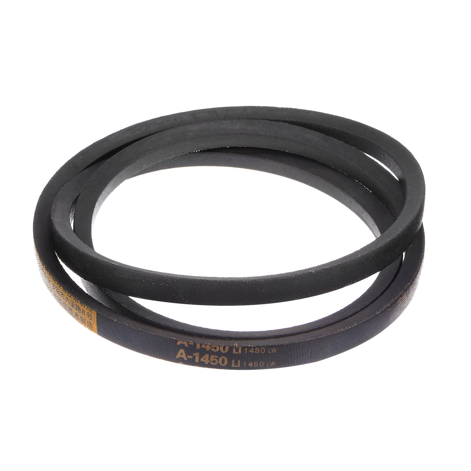 sourcing map A-1450 Courroies Trapézoïdales Courroie Transmission 1450mm Interne Tour Taille Caoutchouc pour Alimentation Transmission