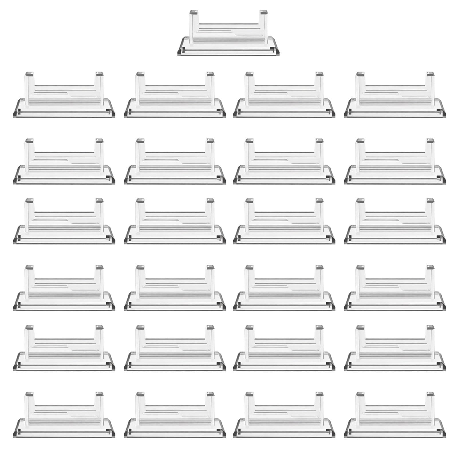 Présentoir de cartes à collectionner résistant rayures, 25 pièces, magnétique en plastique pour cartes à collectionner 35PT, planificateur d ' affichage