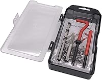 Vista 1 de Kit de reparación de rosca, 15 piezas M-10 x 1.0 Kit de reparación de roscas compatibles con helicoidales de 0.394 in roscas dañadas