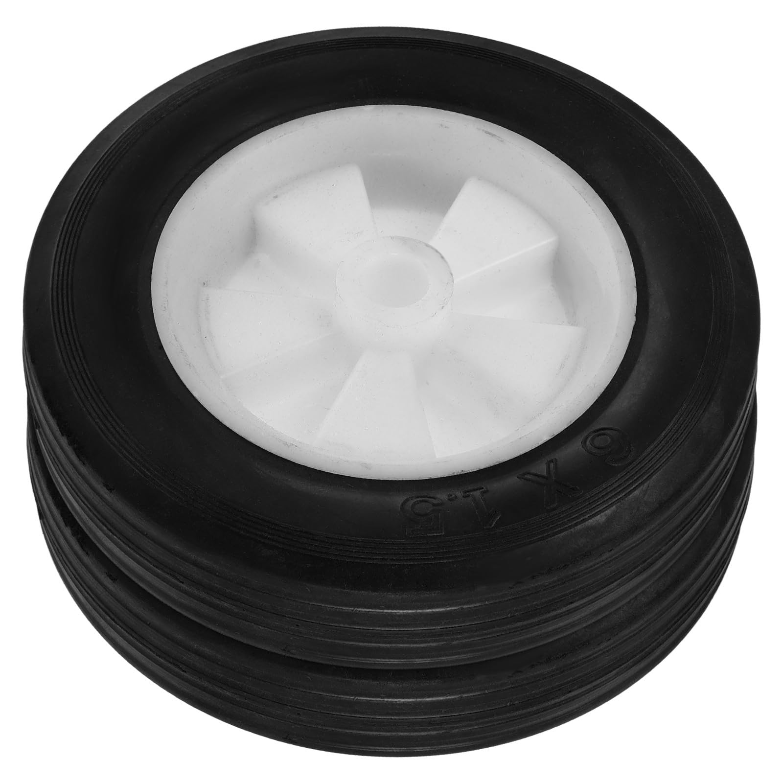 Rueda de Repuesto para Cortacésped, Orificio 13,5mm, 2, Goma Pp