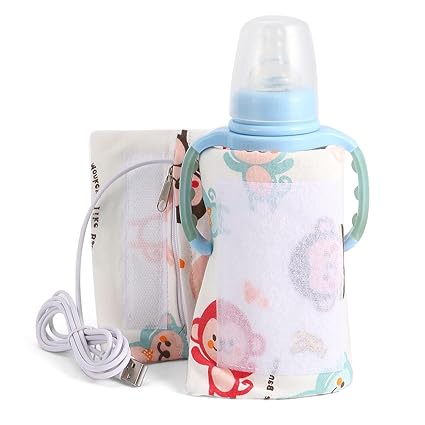 Baby Bottle Warmer, Heating Equipment Infant Feeding Bottle Warmer, Easy to Carry ASD Not Easy to Slip Off Child Early Education Training Institution for Home(Monkey)