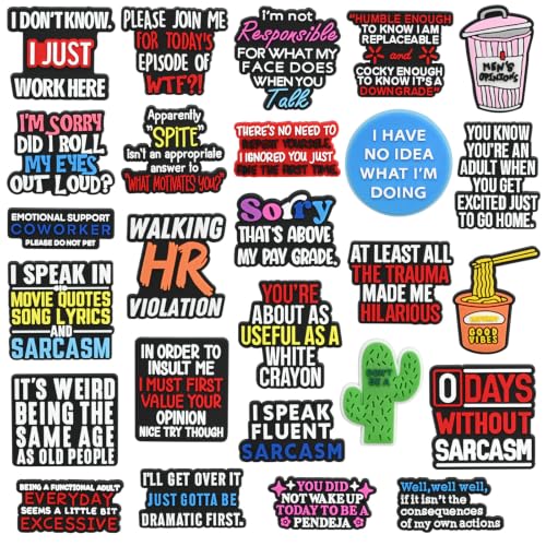 Image of Cute Pins Bulk, Funny Lapel Badge Pins Rubber Brooch Pins for Backpacks, Hats, Bags