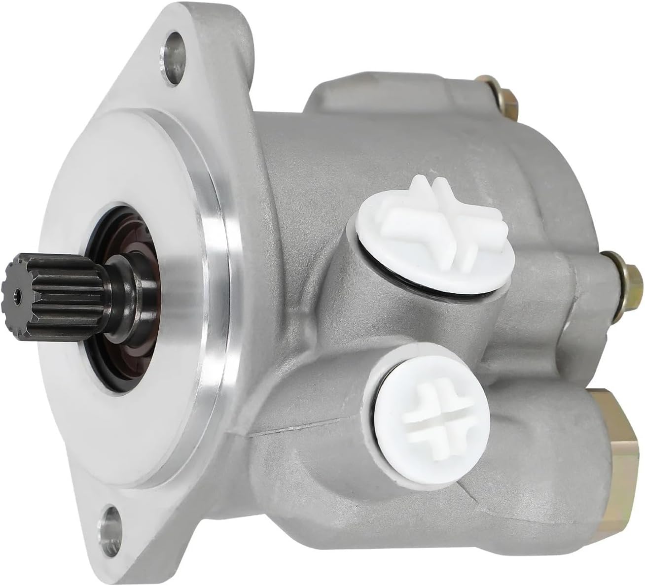 Hydraulic Power Steering Pump Compatible For Freightliner 60 Peterbilt 14-14375-000 Front