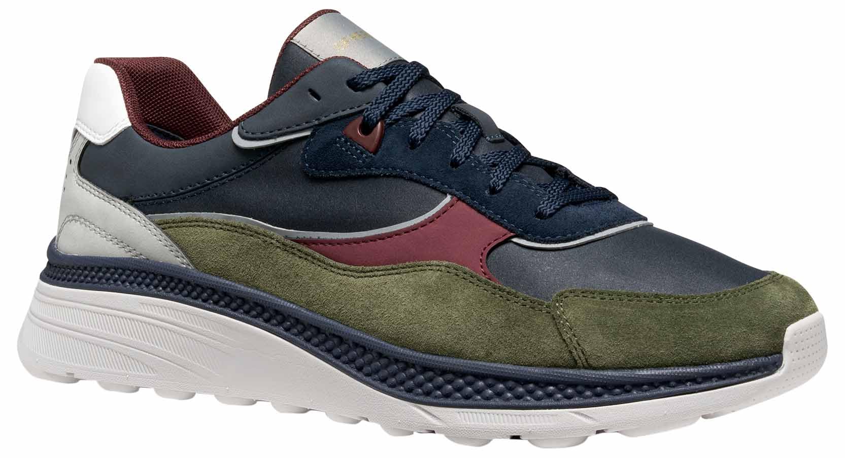 Geox Men's U SPHERICA ACTIF X1 Trainers, Blue, 46 EU