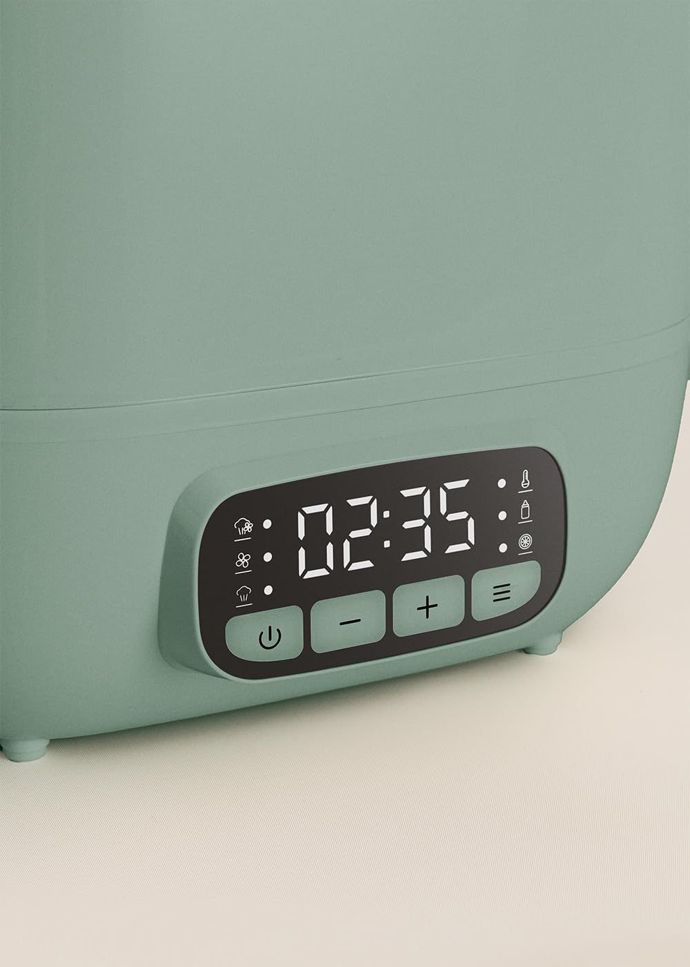 CREATE/BABY BOTTLE CARE/Multifunktionssterilisator mit Trocknungsfunktion Salbeigrün/Fassungsvermögen 8 Flaschen, vollständige Trocknung, sterile Aufbewahrung, Flaschenwärmer,Obsttrocknung, 600W