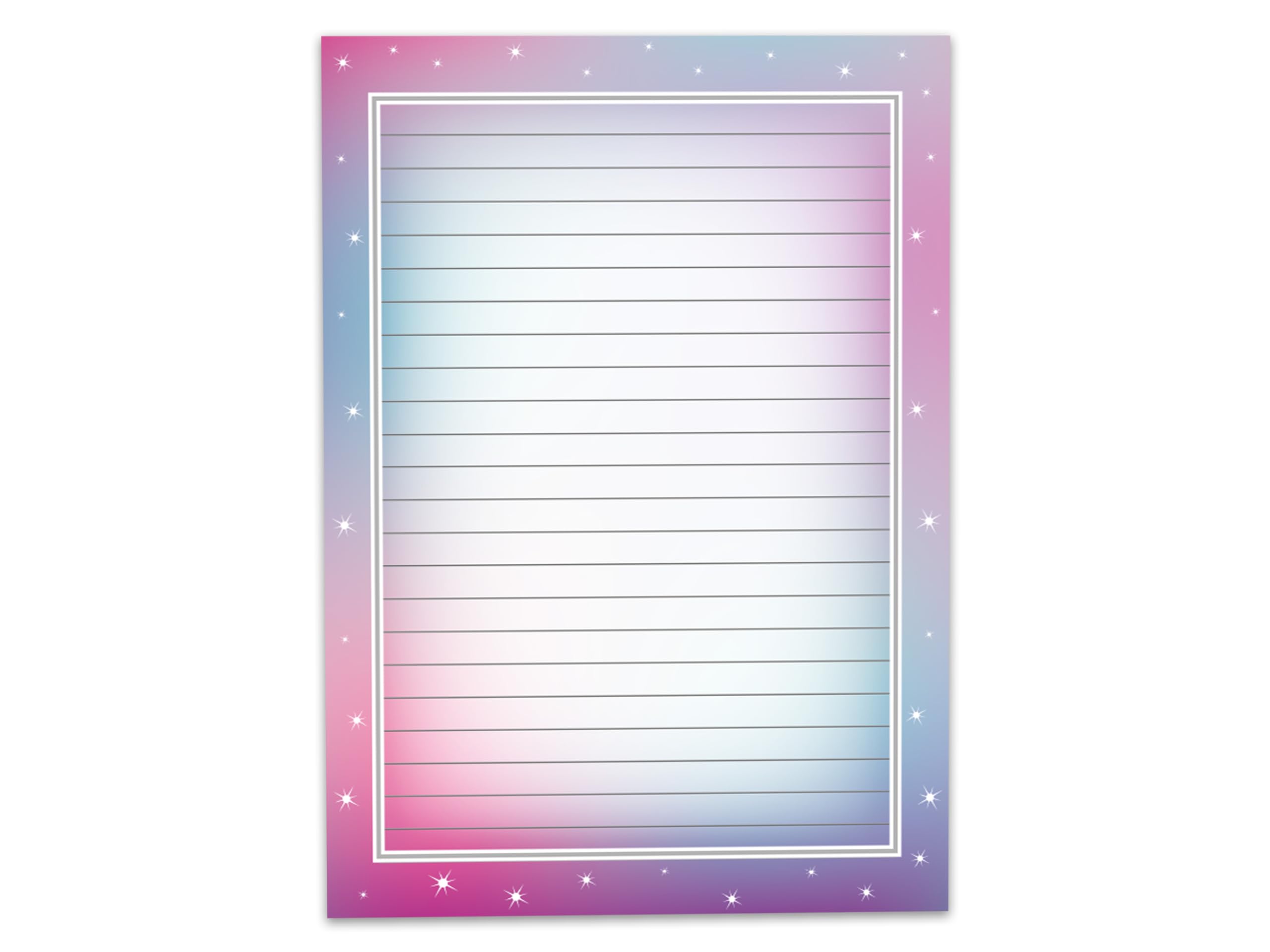 Blocs de construction à motif cœurs et étoiles rose multicolore lot de 2 pour enfants école