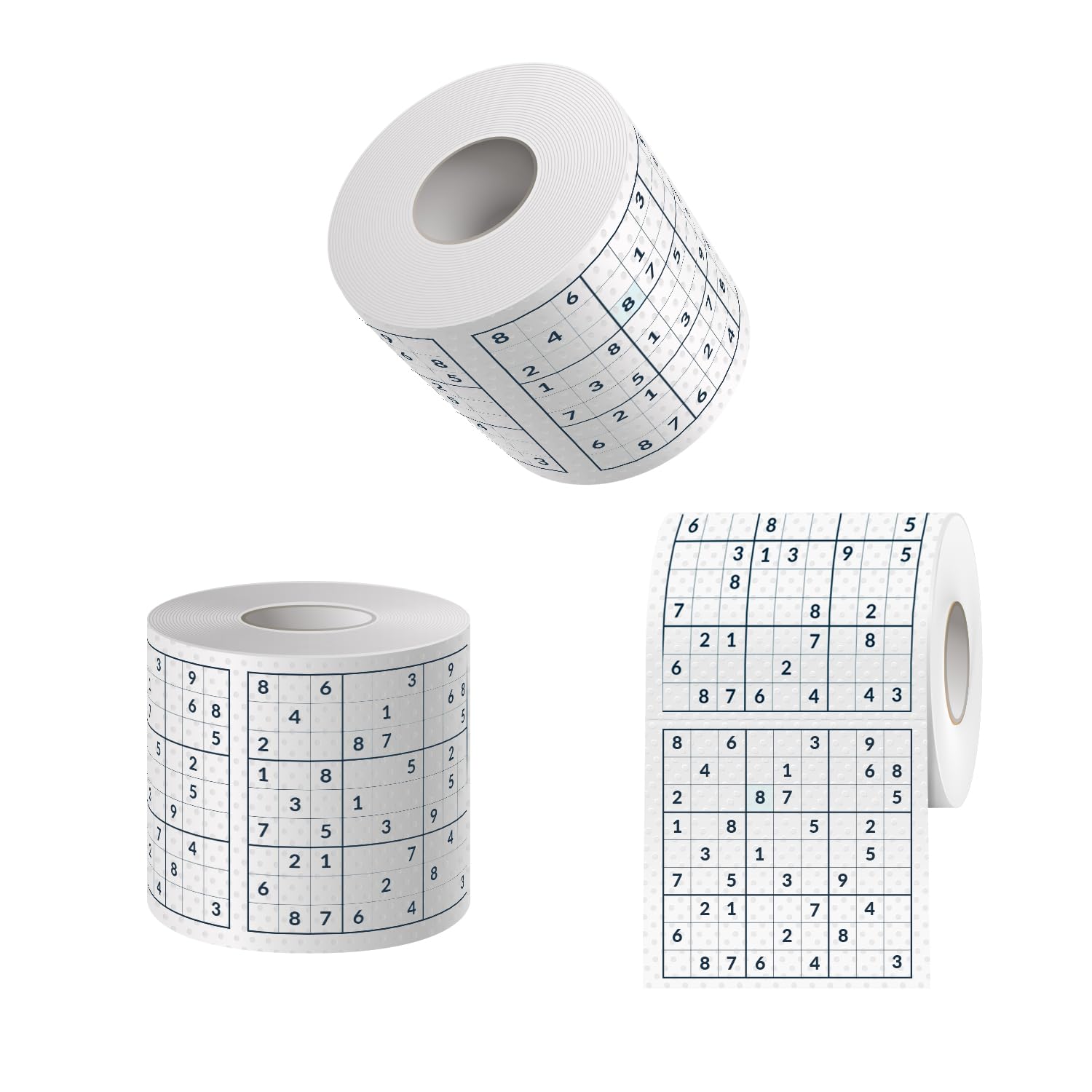 Papel higiénico Sudoku - el papel higiénico divertido para los aficionados a los puzzles