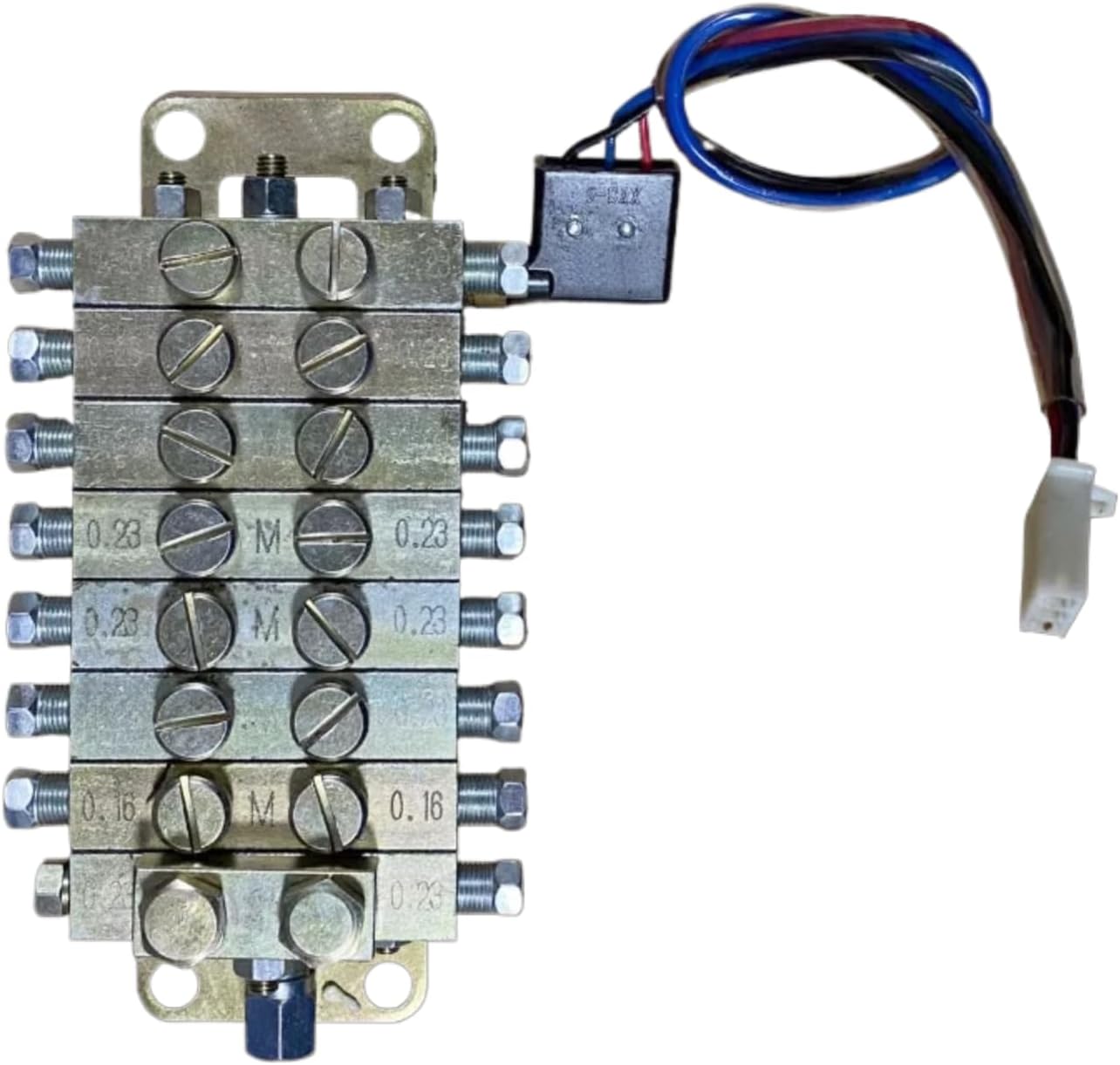 1pcs JPQ1 Plate Type Oil Separator(1in15out+Switch)