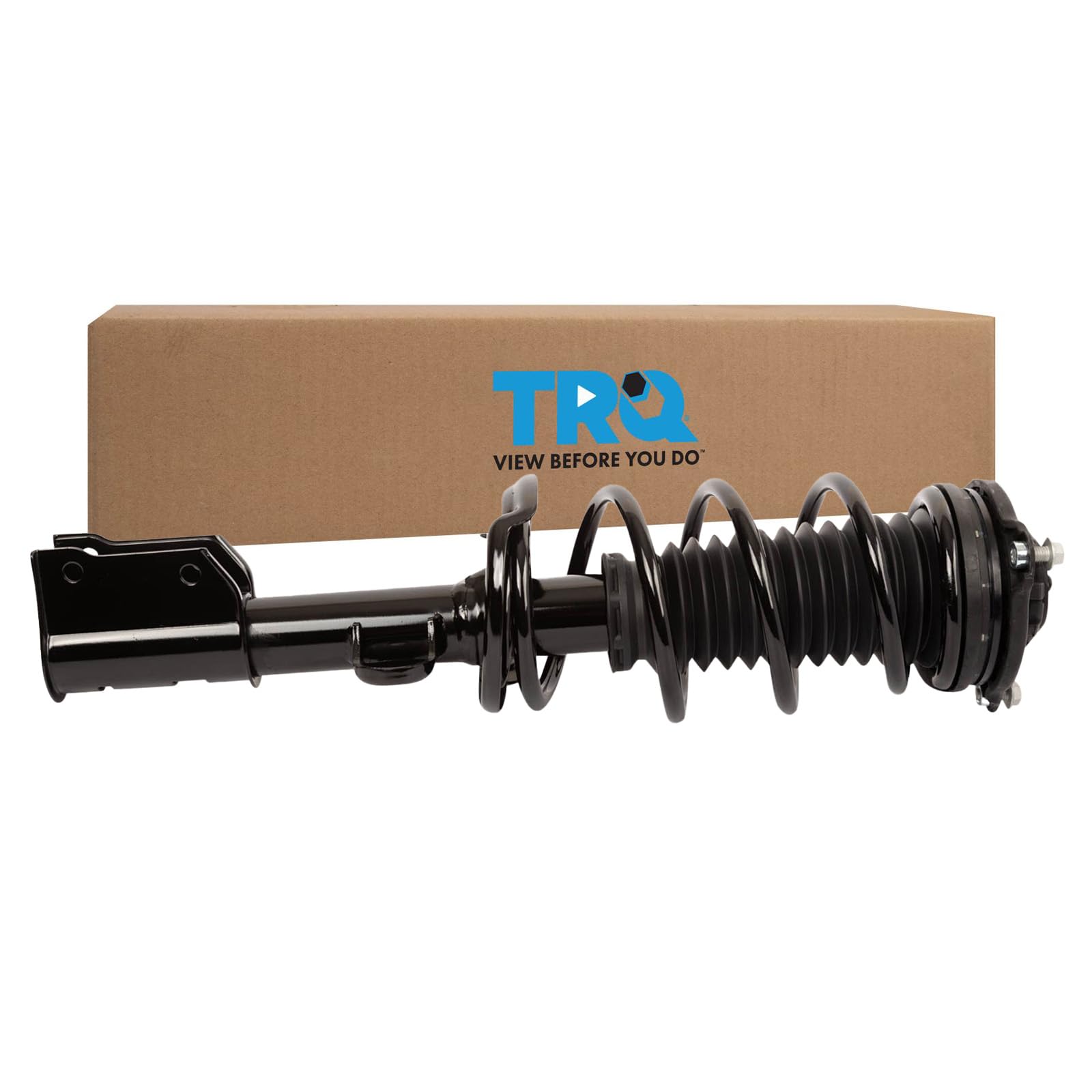 TRQ Front Left Complete Strut & Coil Spring Assembly Drivers Side Compatible with 2017-2021 Jeep Compass