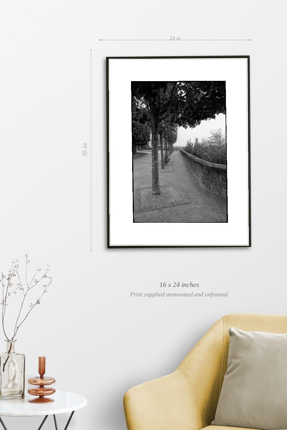 Fougères France – 30,5 x 45,7 cm – Impression giclée par Paul Cooklin