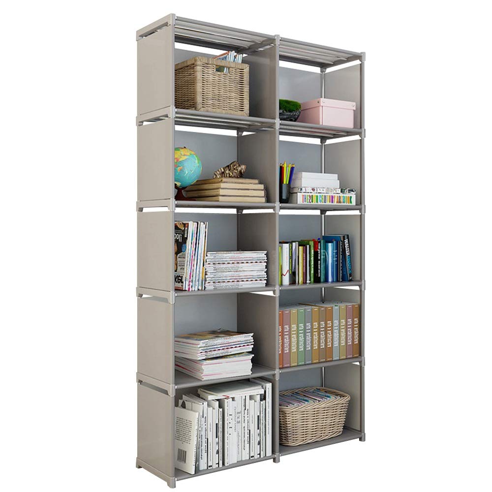 Buy Rerii Closet Storage, 5 Tier 10 Cube Bedroom Storage, Free Standing