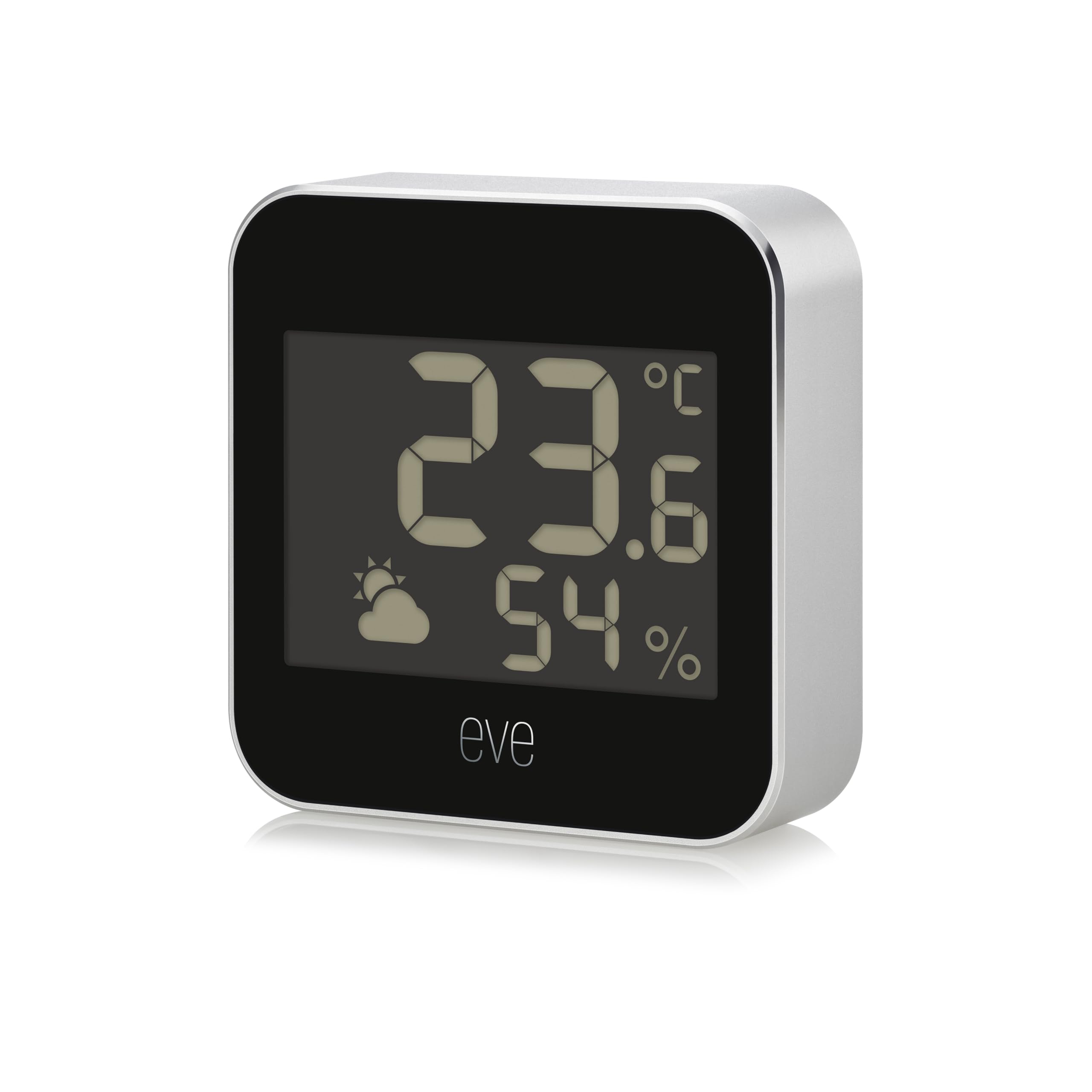 Weather (Matter) - Smart Weather Station for temperature, humidity, weather trend, IPX4 water resistance, display, wireless, Siri voice access, Thread Border Router