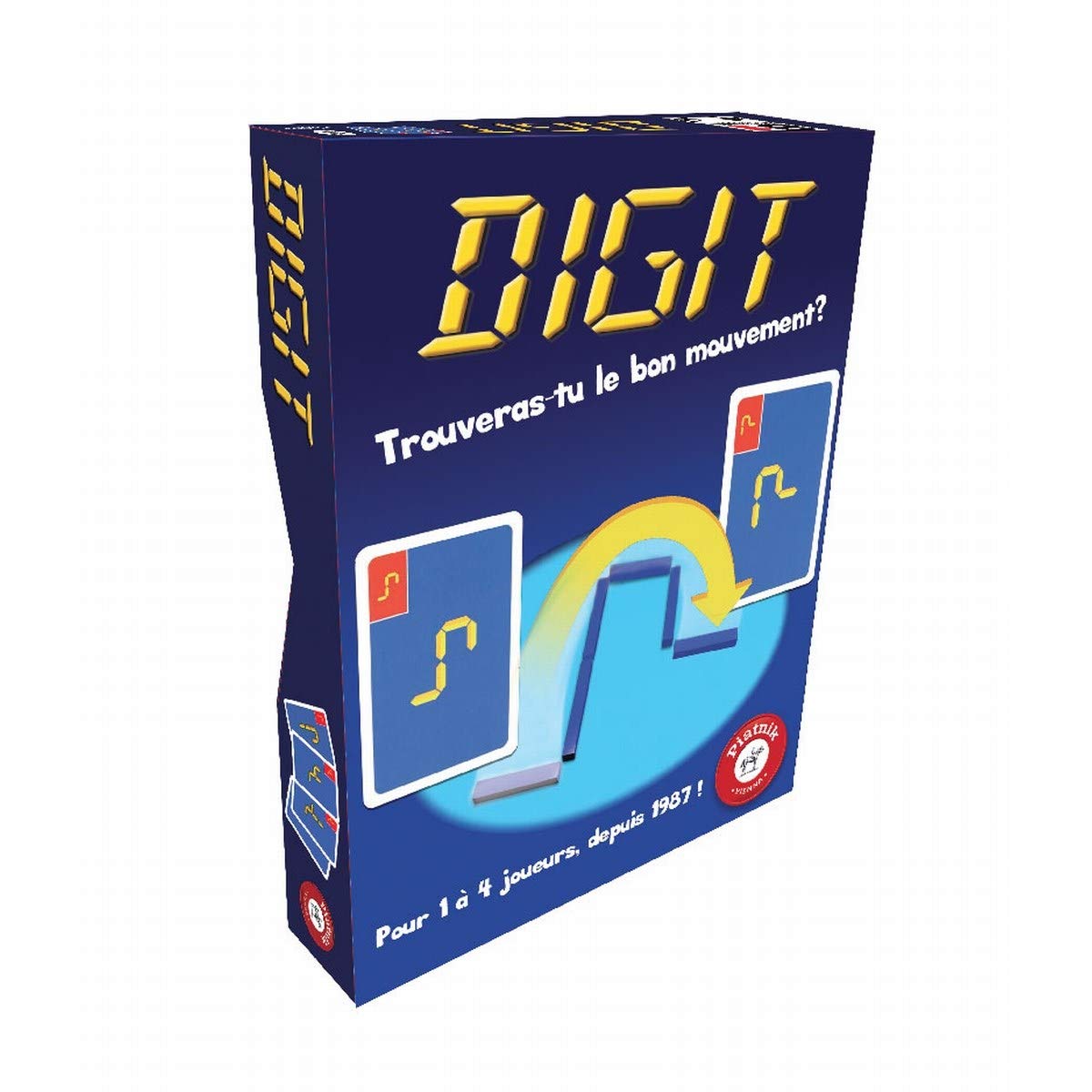 Piatnik 7503 Digit – Gioco Di Riflessione E Logica Per 2-4 Giocatori, 55 Carte E 5 Bastoncini