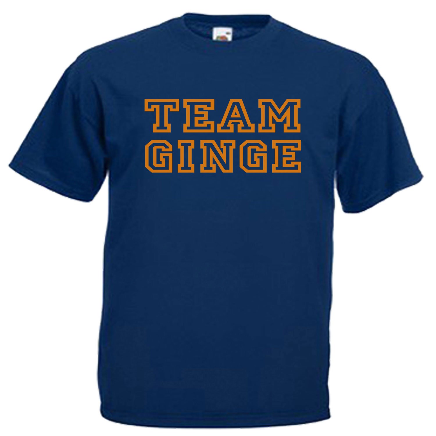 Team Ginge Funny Ginger Hair Slogan Adults Mens Unisex Tshirt Deep Navy