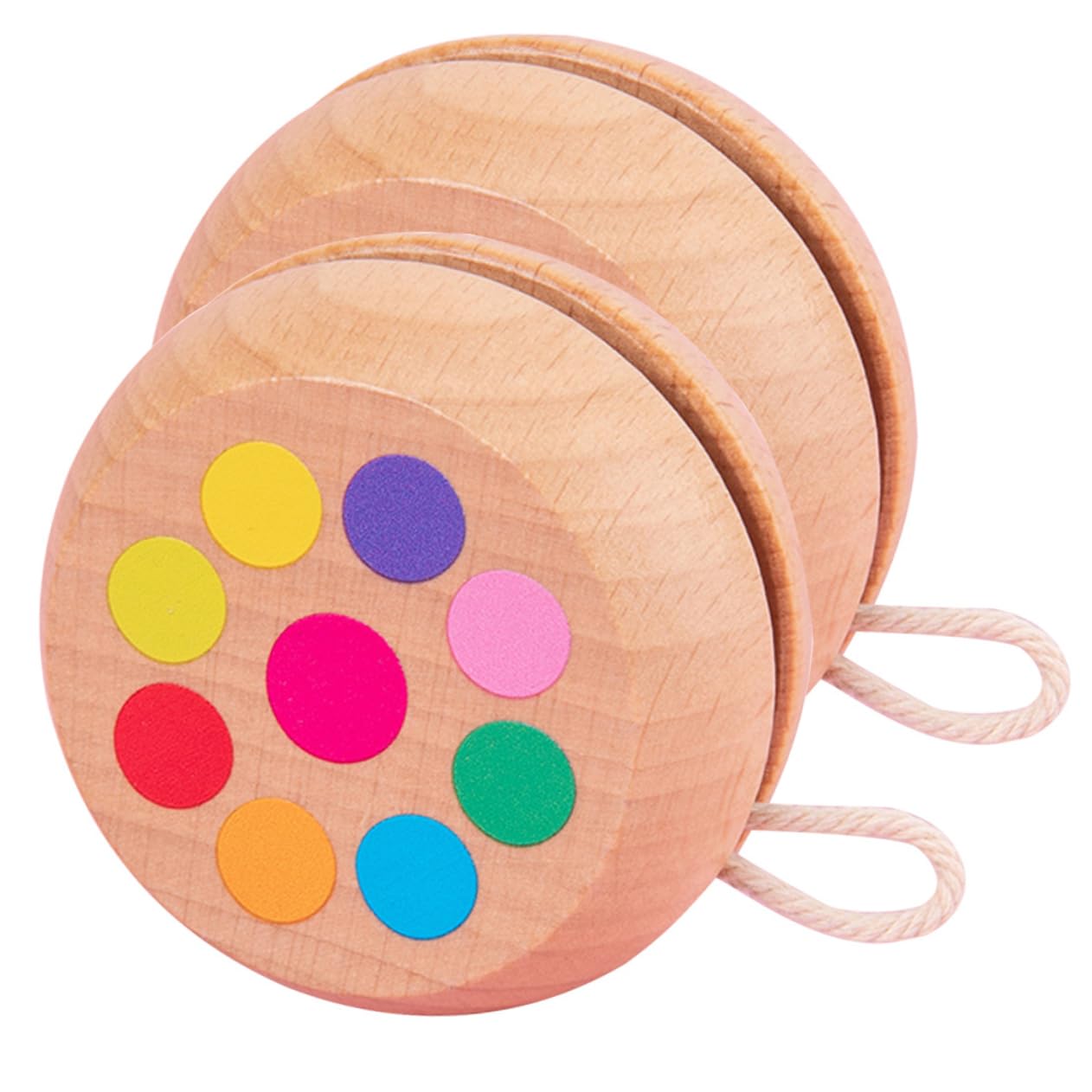 Yardwe 2pcs Wooden for Adorable Design Fun Finger Plaything Engaging to Enhance Motor Skills and Keep Active