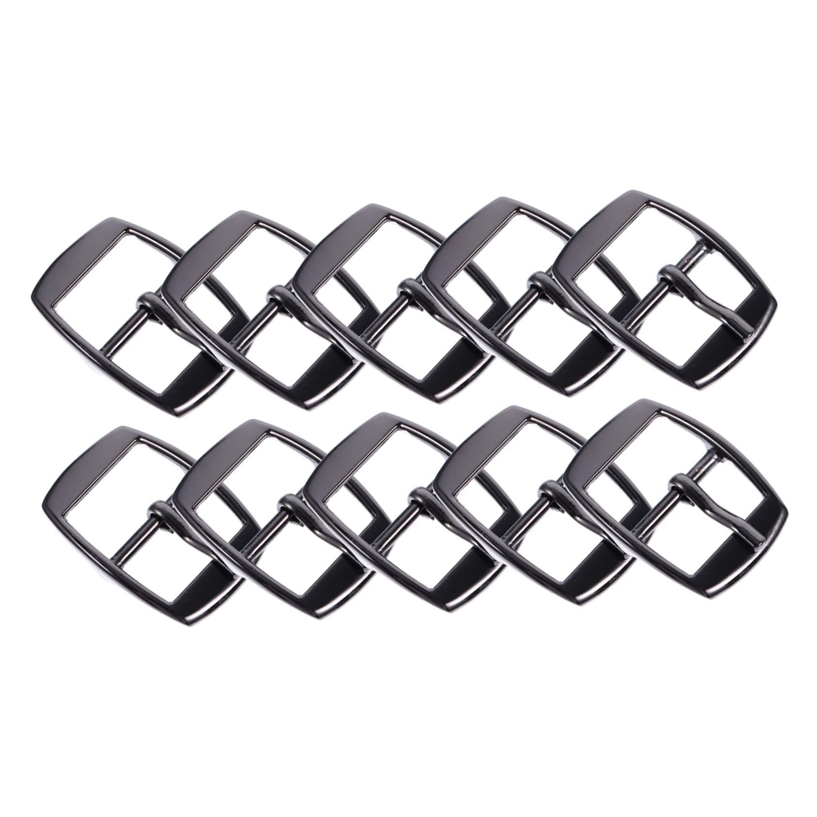 COHEALI 40pezzi Fibbia Cintura Singola Con Barra Centrale Di Fibbia Per Cinture e Zaini Stile Elegante e Facile Da Installare