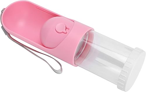 Miniatura 7 de Pet Collapsible Drink Bottle, Portable Water Dispenser for Dogs and Cats, Telescopic Travel Cup with Water Lock Button, Built - in Filter and
