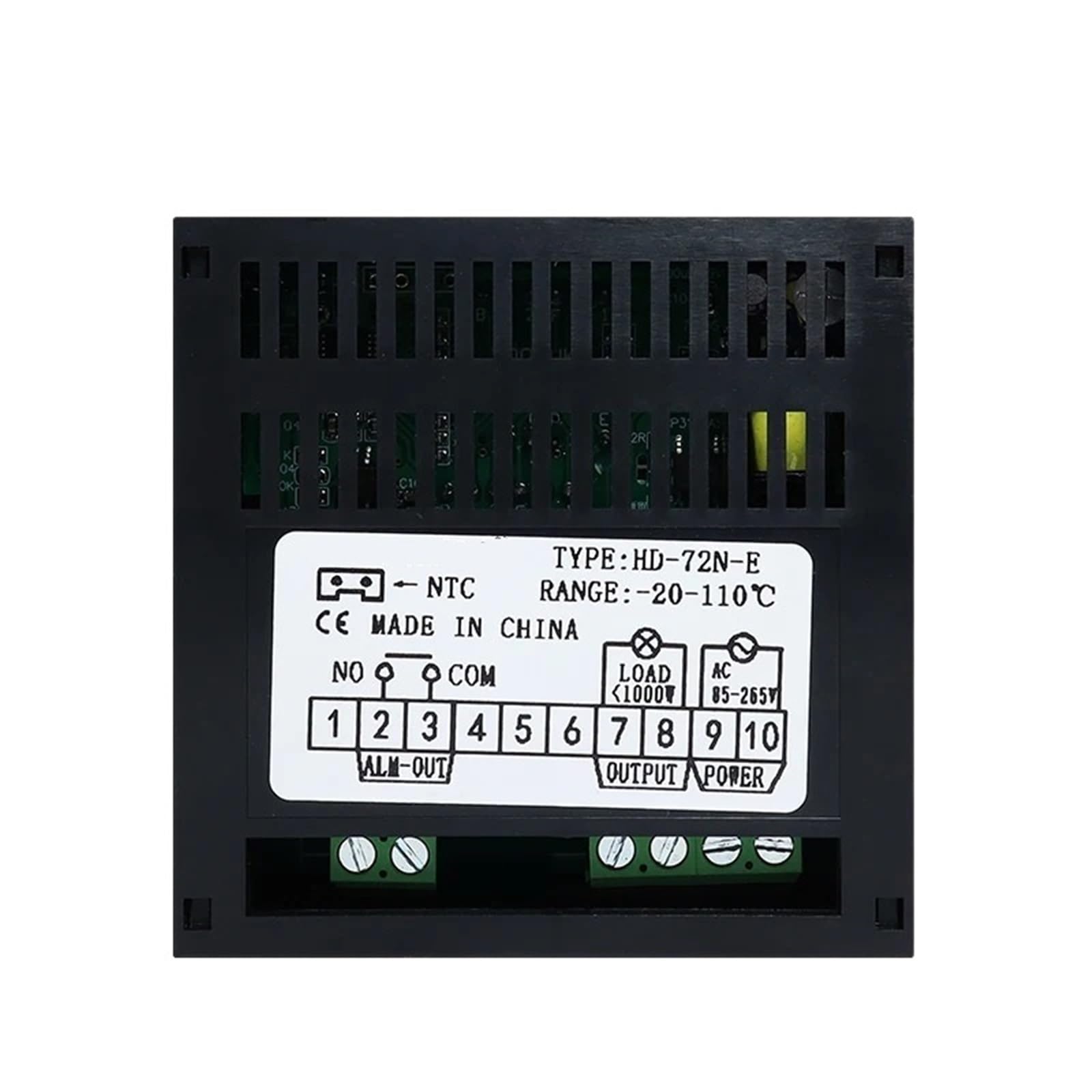 Termostato Pid Regolatore di Temperatura 85-265vac K Ingresso HD702 Termoregolatore Digitale di Controllo della Temperatura con Sensore NTC 1m/3m(No alarm with 1m NTC)