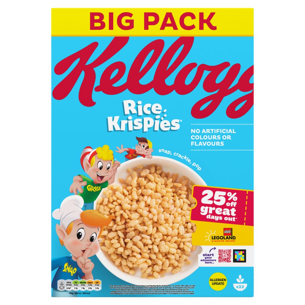 Kellogg's Rice Krispies Breakfast Cereal 660g