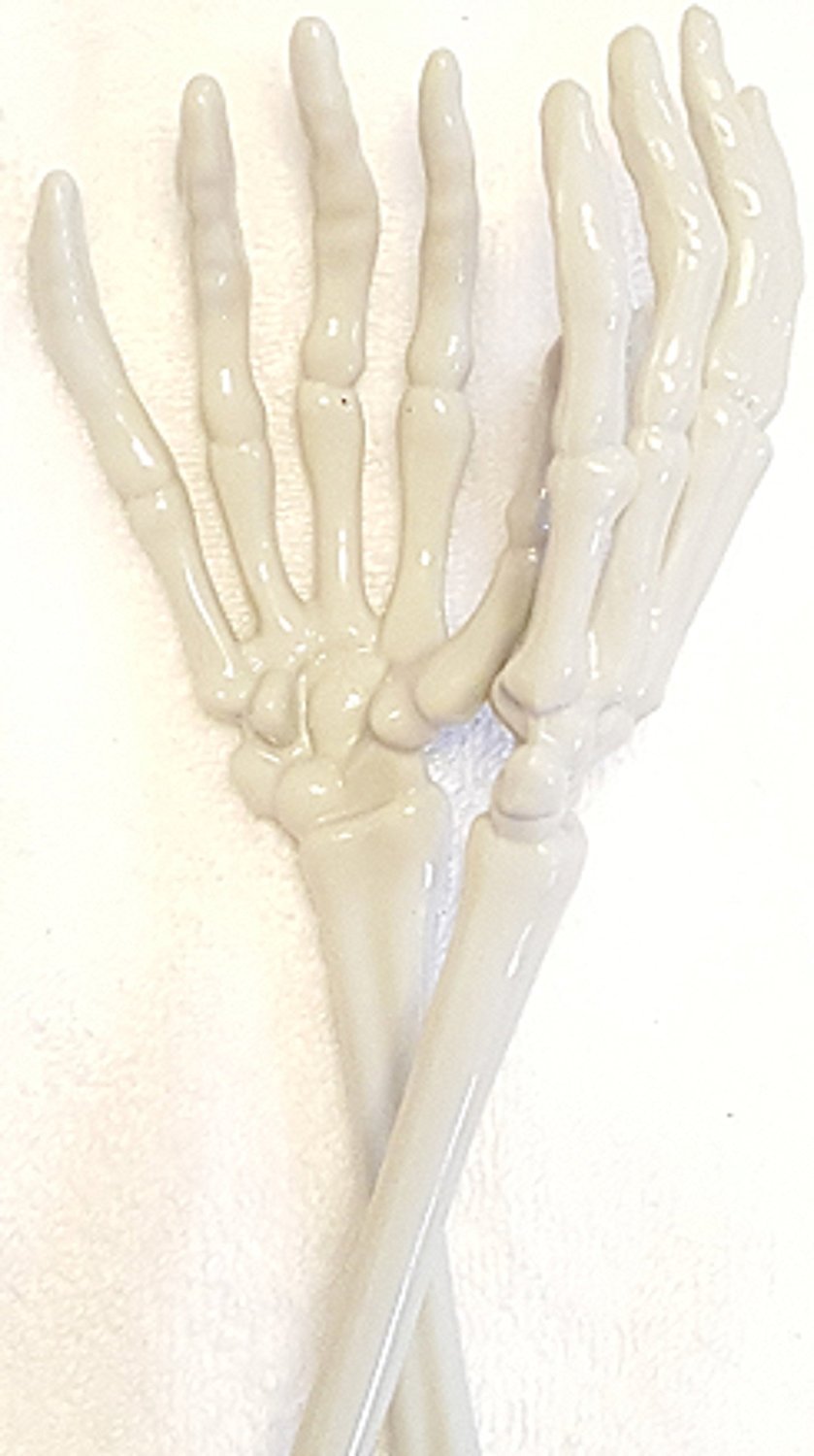 Skeleton Tongs - Spooky Halloween Party Serving Utensils -3