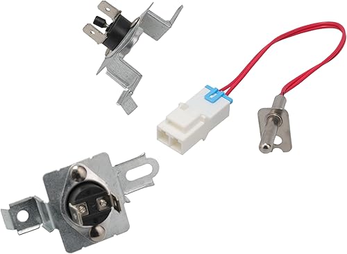 Miniatura 1 de Supplying Demand AGM75510744 383EEL9001D Kit de reemplazo de termostato y termistor para secadora de ropa