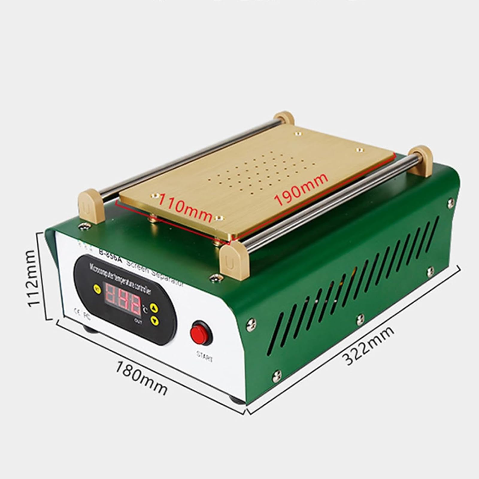 Separatore per schermo del telefono cellulare, separatore LCD con controllo accurato della temperatura per riparazione smartphone, ideale per fai da te e professionisti