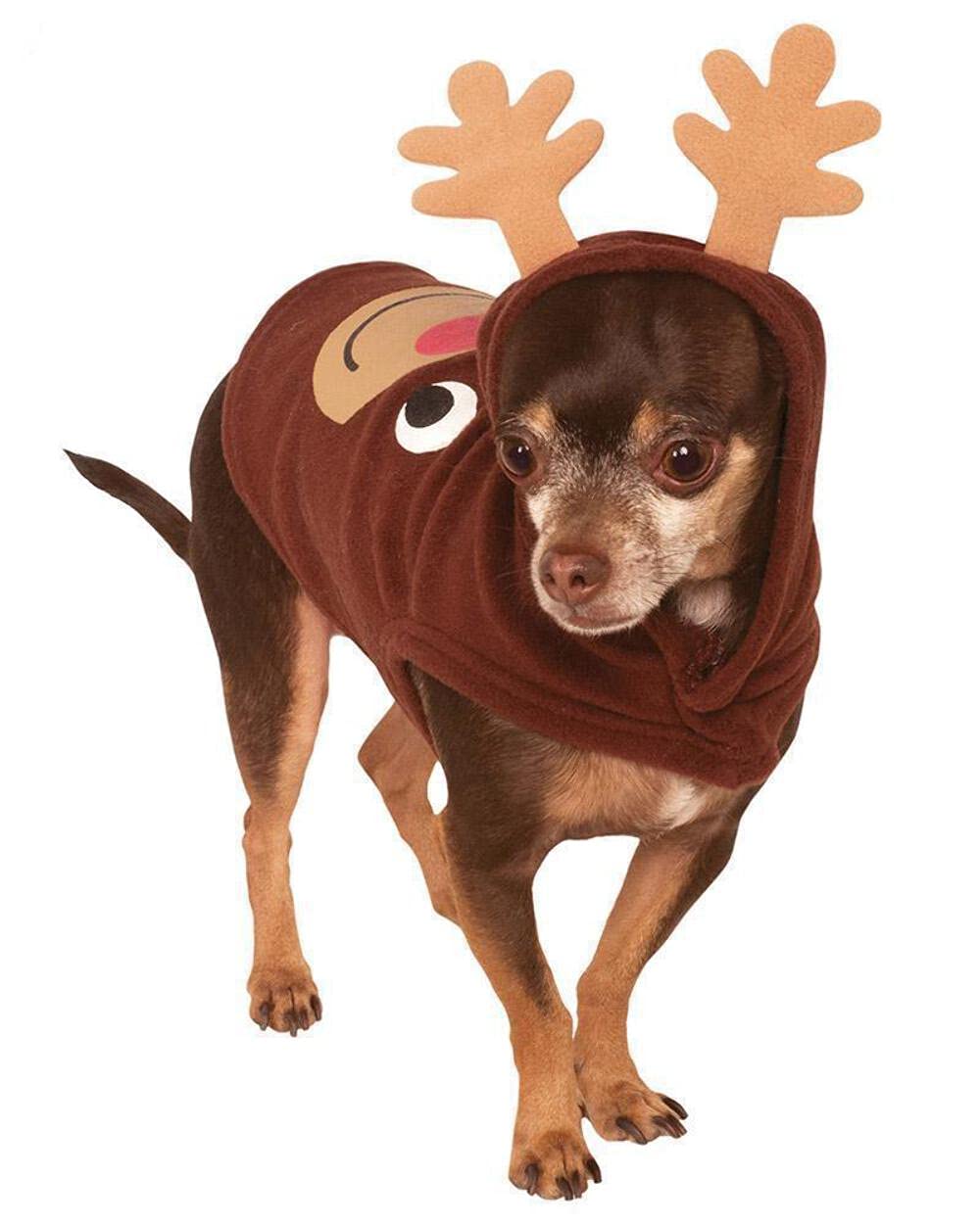 Rubie's Reindeer Hoodie, Small, Multicolor