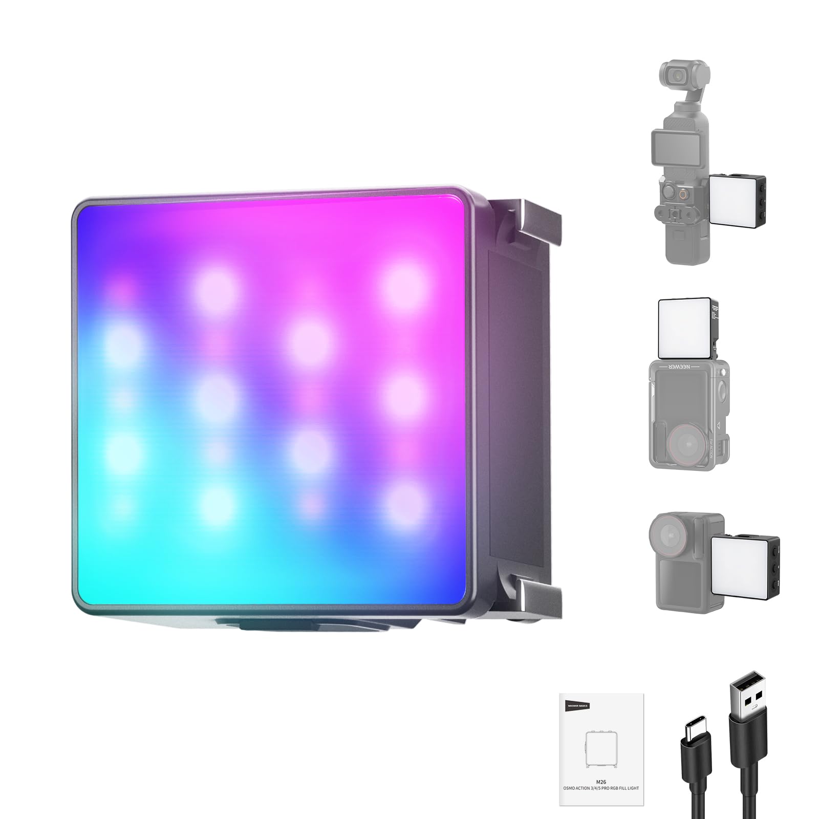 hohem iSteady V3 Gimbal-Stabilisator für Smartphone, AI-Tracker, magnetisches Fülllicht