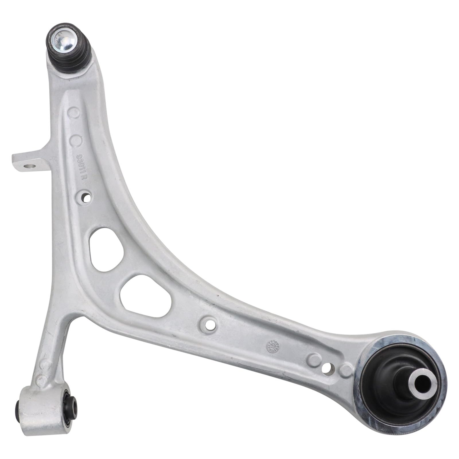 TRQ Front Right Lower Control Arm with Ball Joint Aluminum Compatible with 2015-2021 Subaru WRX 2015-2021 WRX STI