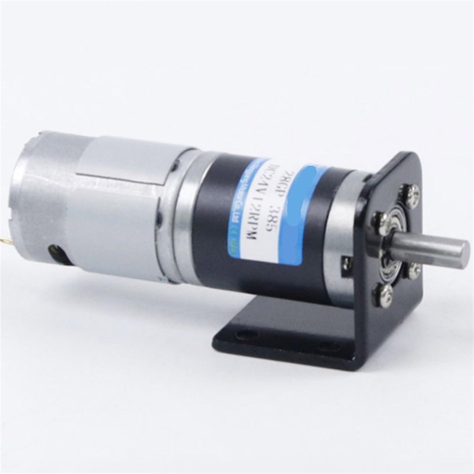 12 V 24 V 12 W DC silnik z przekładnią planetarną 28 mm MY28GP-385 szczotka węglowa do urządzeń automatyki (tylko silnik, 24 V 1600 obr./min)