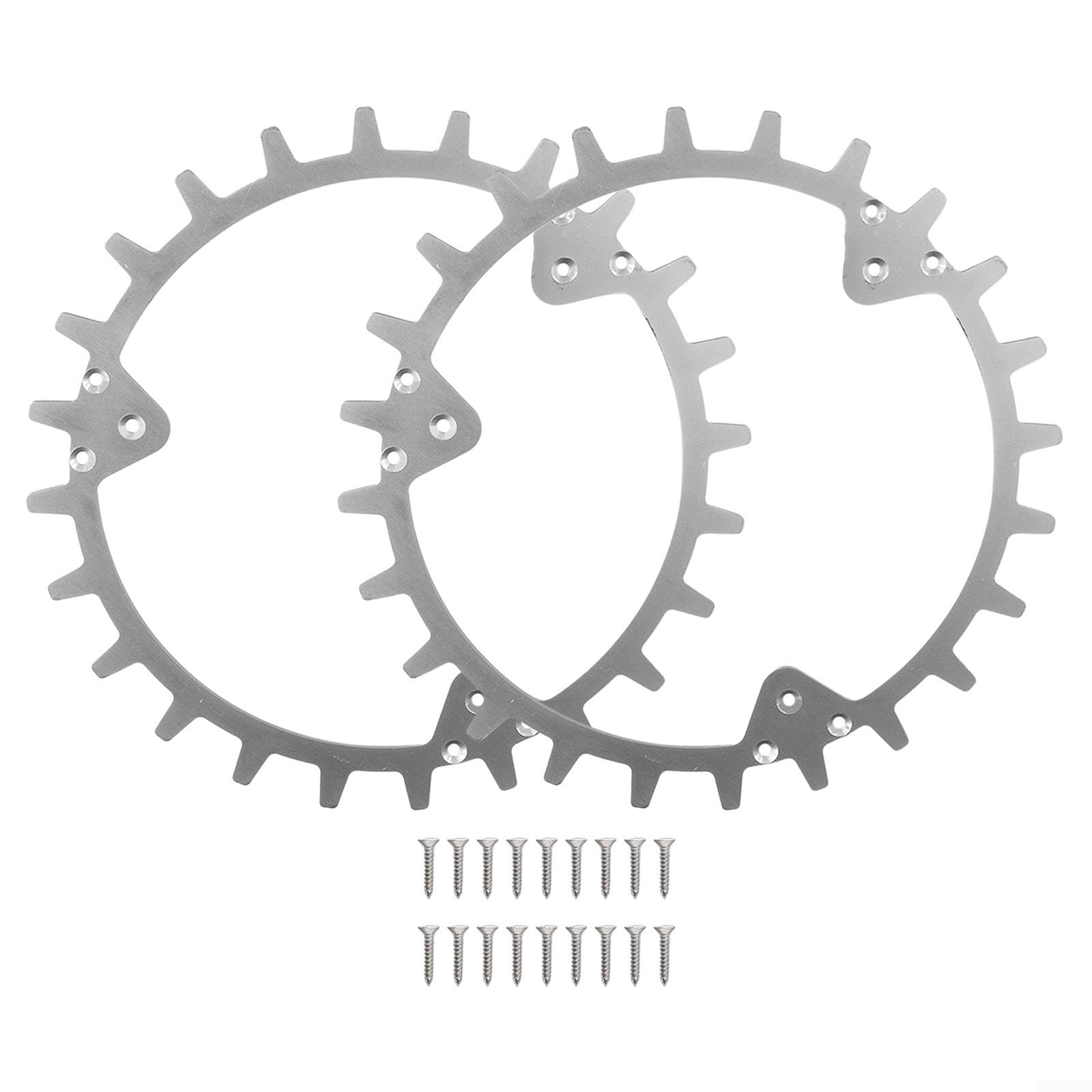 Polea de rueda de tracción de acero inoxidable para cortacésped robot cortacésped 420/320/430X/440/450X - 255 mm de diámetro, a prueba de óxido, incluye