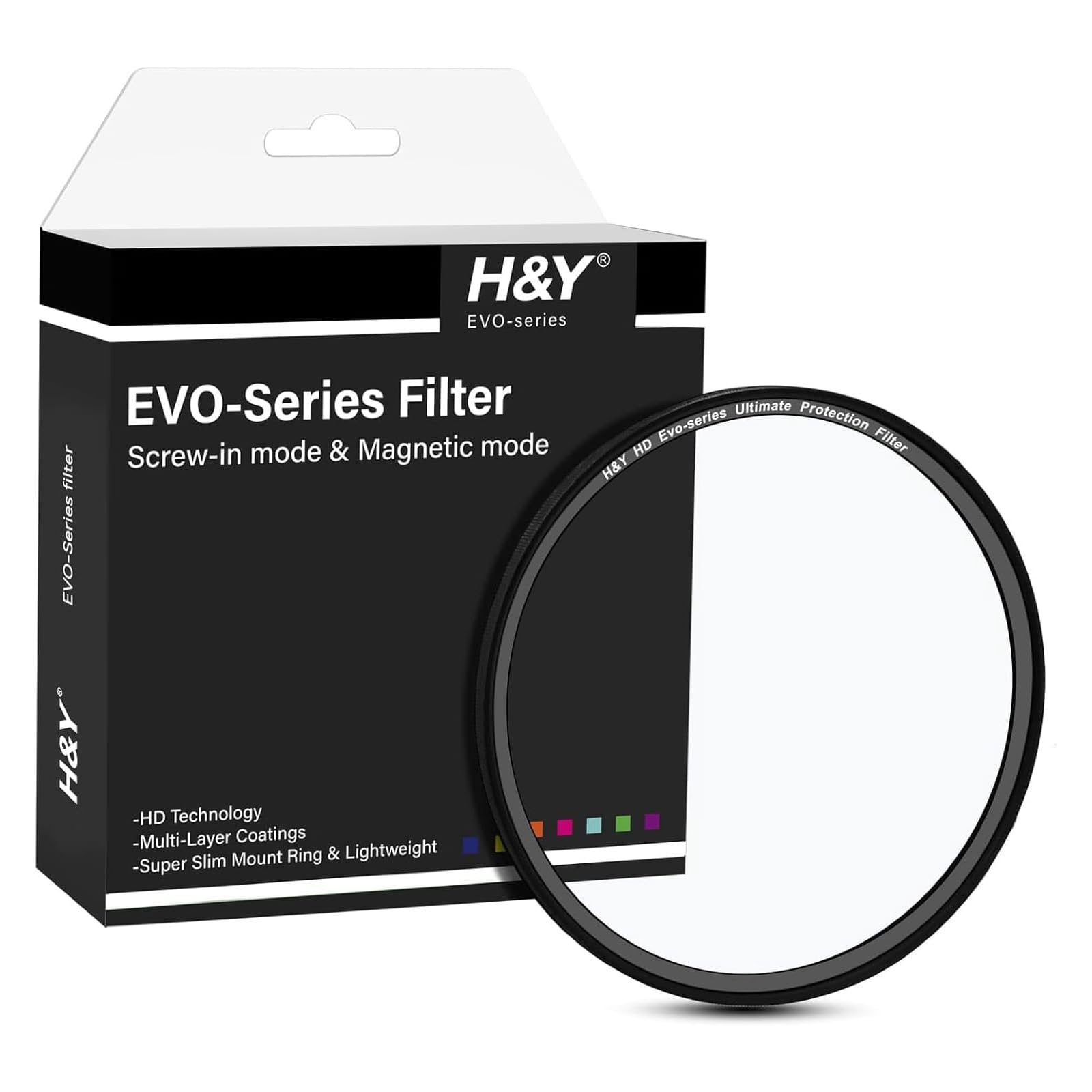 【中古】「非常に良い（無料延長保証）」Hoya Evo 帯電防止UVフィルター - 77mm - ほこり/汚れ/撥水、薄型フィルターフレーム Amazon | H&Y レンズフィルター 77mm EVO アルティメット