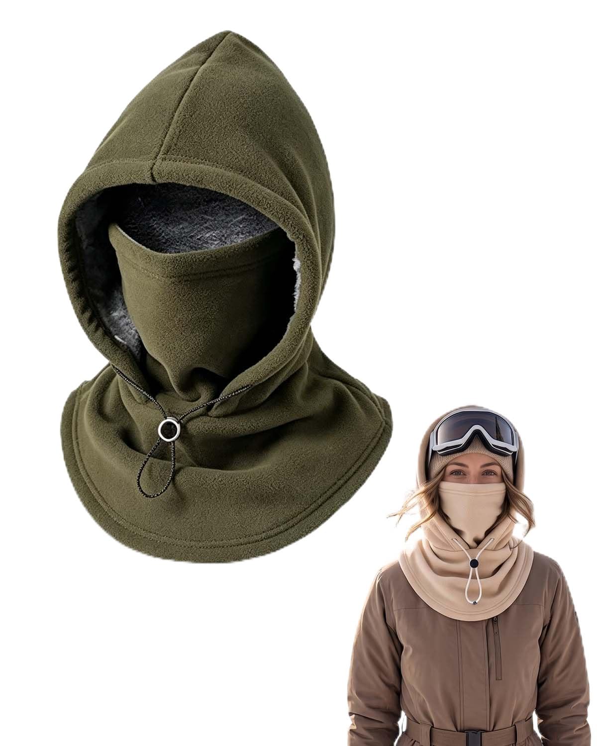 ROVIA 3-in-1 Winter Balaclava, Flannel Fleece Hat, Face & Neck Warmer | 3-in-1 coverage w…