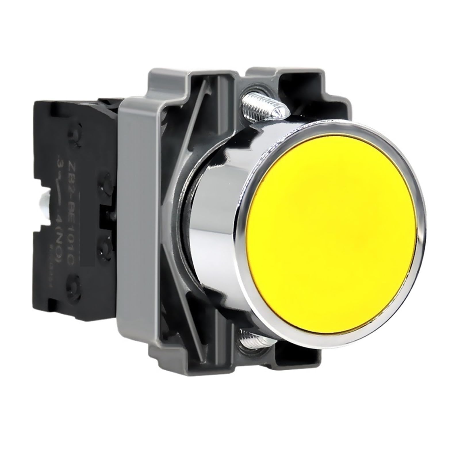 Interrupteur à bouton marche/arrêt en métal XB2BA31C pour rénover vos tableaux de commande - 2
