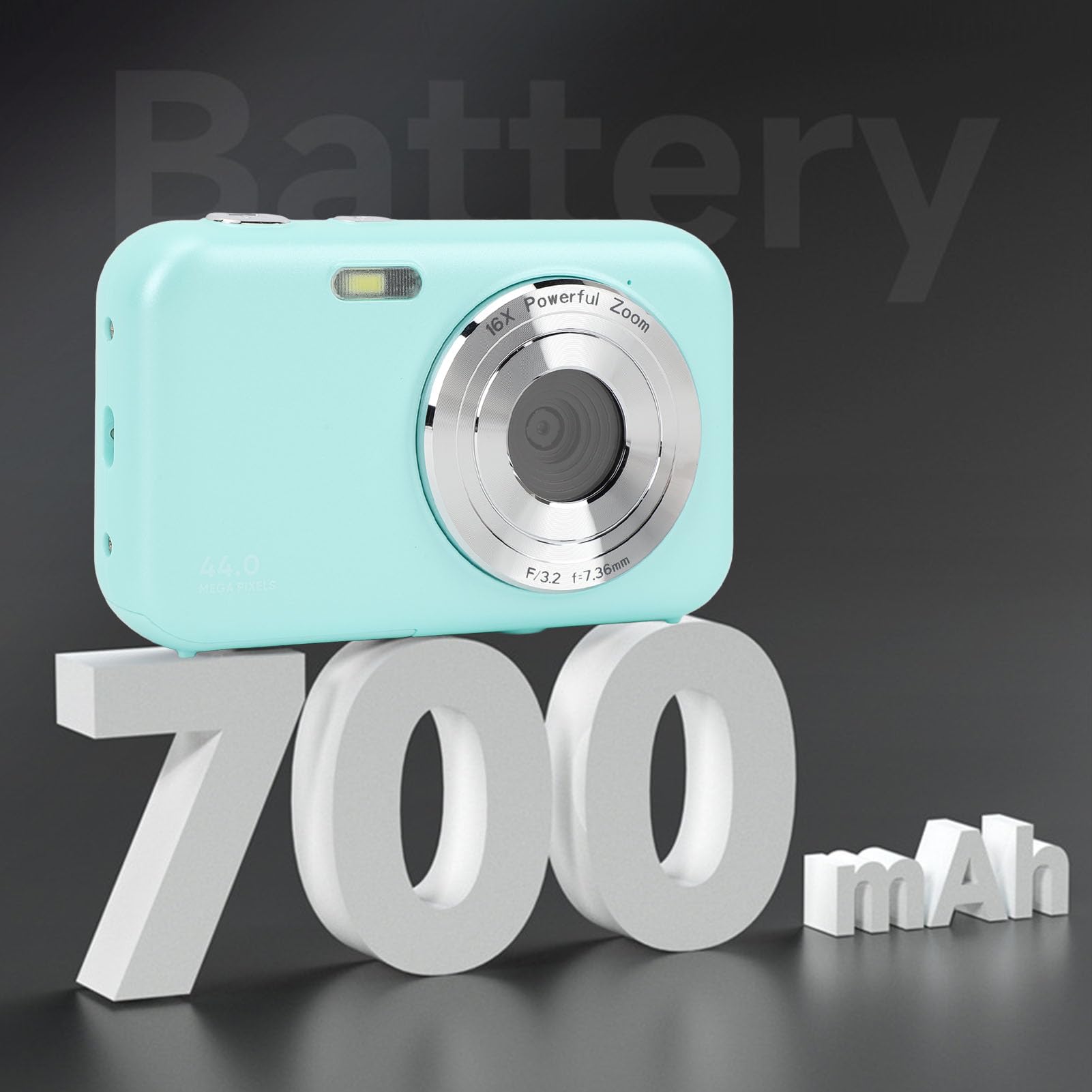 Amazon.co.jp: 44MP 充電式デジタルカメラ、1080P 2.4 インチ