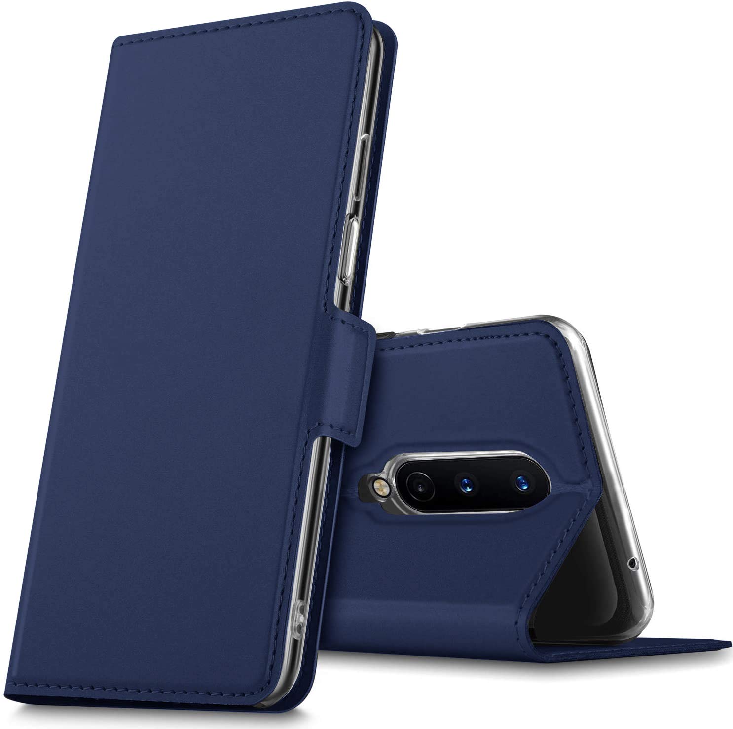 Kapa Noble Slim Magnetic and Card Holder Stand Leather Flip Case Cover for OnePlus 8 / One Plus 8, Blue (B0897131SD) Amazon Price History, Amazon Price Tracker