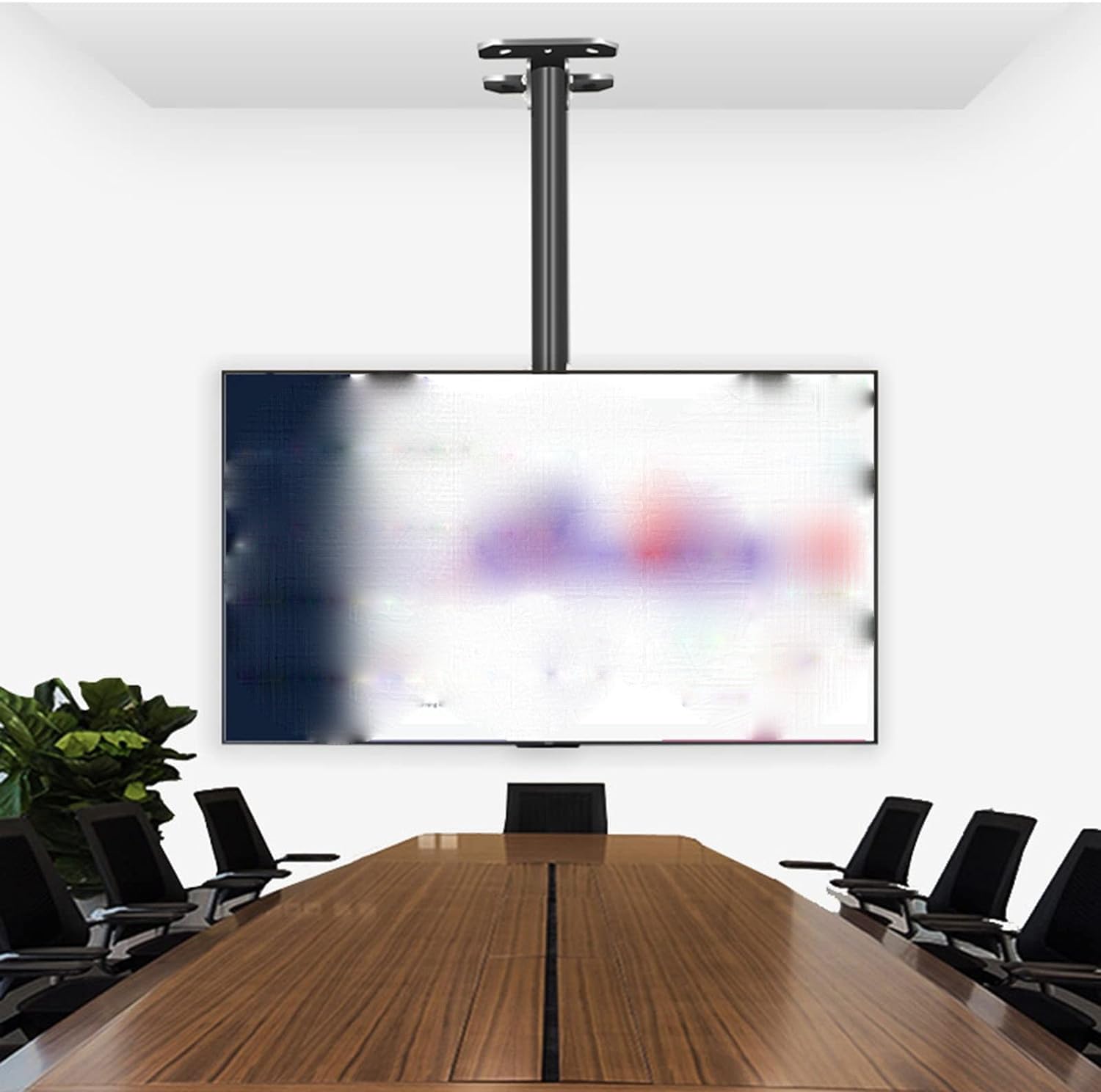 HPTHLY Adjustable Ceiling Tv Mount Bracket Tilt And Rotatable Tv Stand Fits 39-85Inch Tvs With Loading 176 Lbs,1280