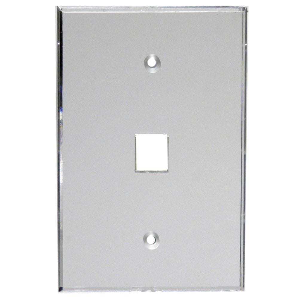 MirartMirrored Cat5 1x Modular Plate