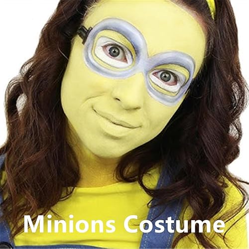 Miniatura 5 de Go Ho Pintura facial amarilla pastel (0.85 onzas), pintura corporal a base de agua, lavable para adultos y niños, varita de maquillaje crema de