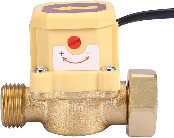 Water Flow Switch, G3/4-G1/2 Thread Water Pump Adjustable Flow Sensor Pressure Automatic Control Switch 220V