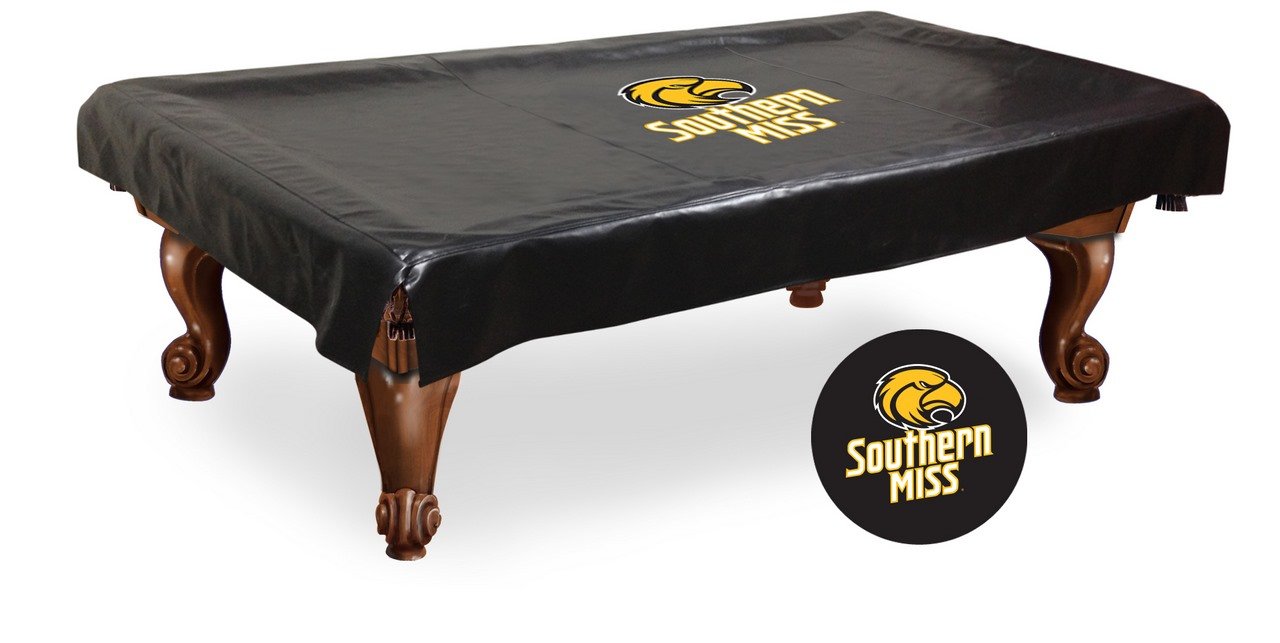 9' Southern Miss Billiard Table Cover by Holland Bar Stool Co.