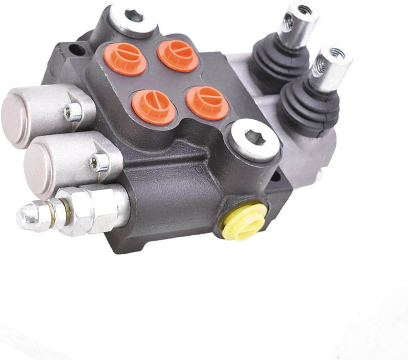 findmall 2 Spool 13GPM 3600PSI Hydraulic Directional Control Valve, SAE Ports Double Acting Valve for Small Tractors, Tractors, Loaders, Log Splitter