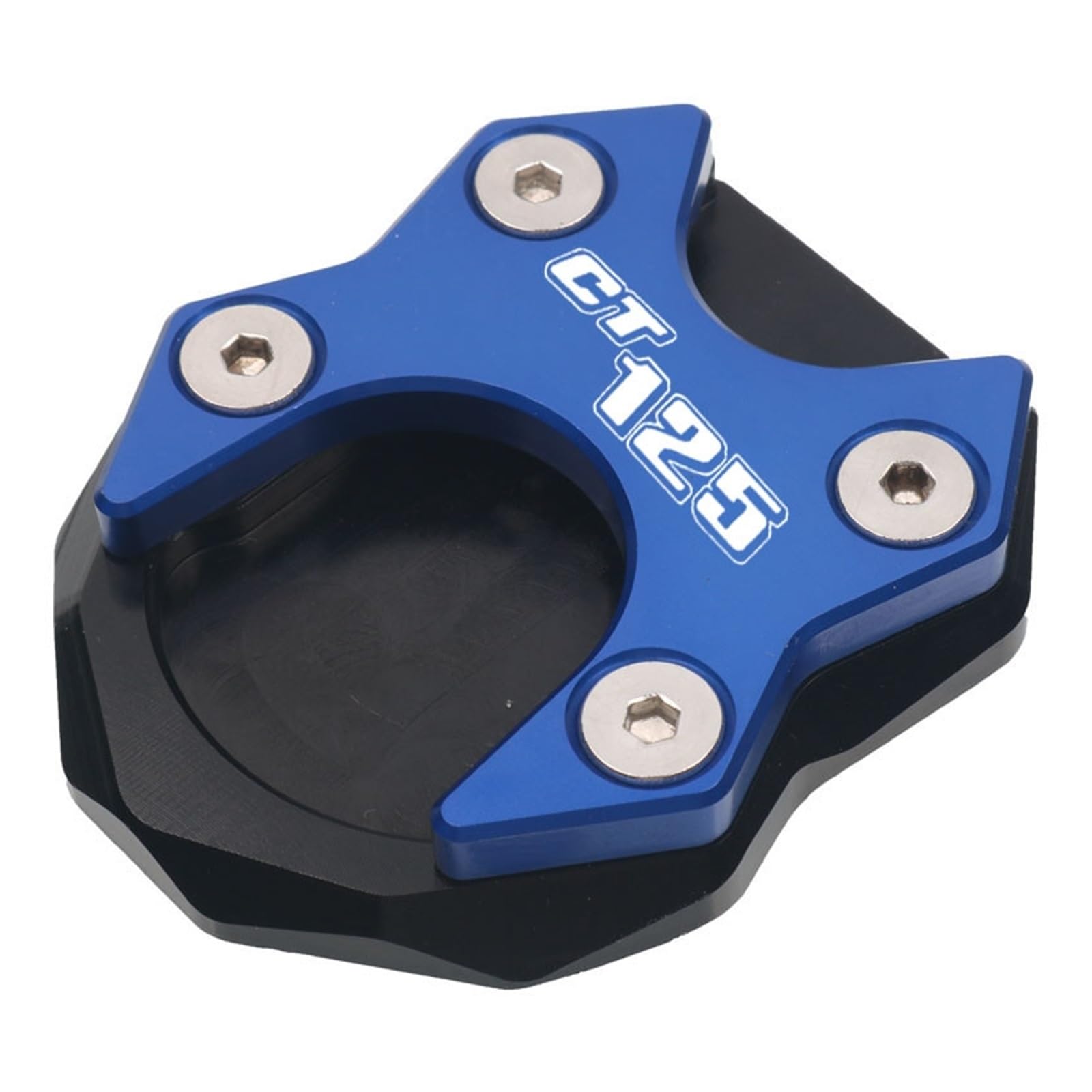 Plaque support béquille moto CT125 pour stationner sur herbe et bitume chaud