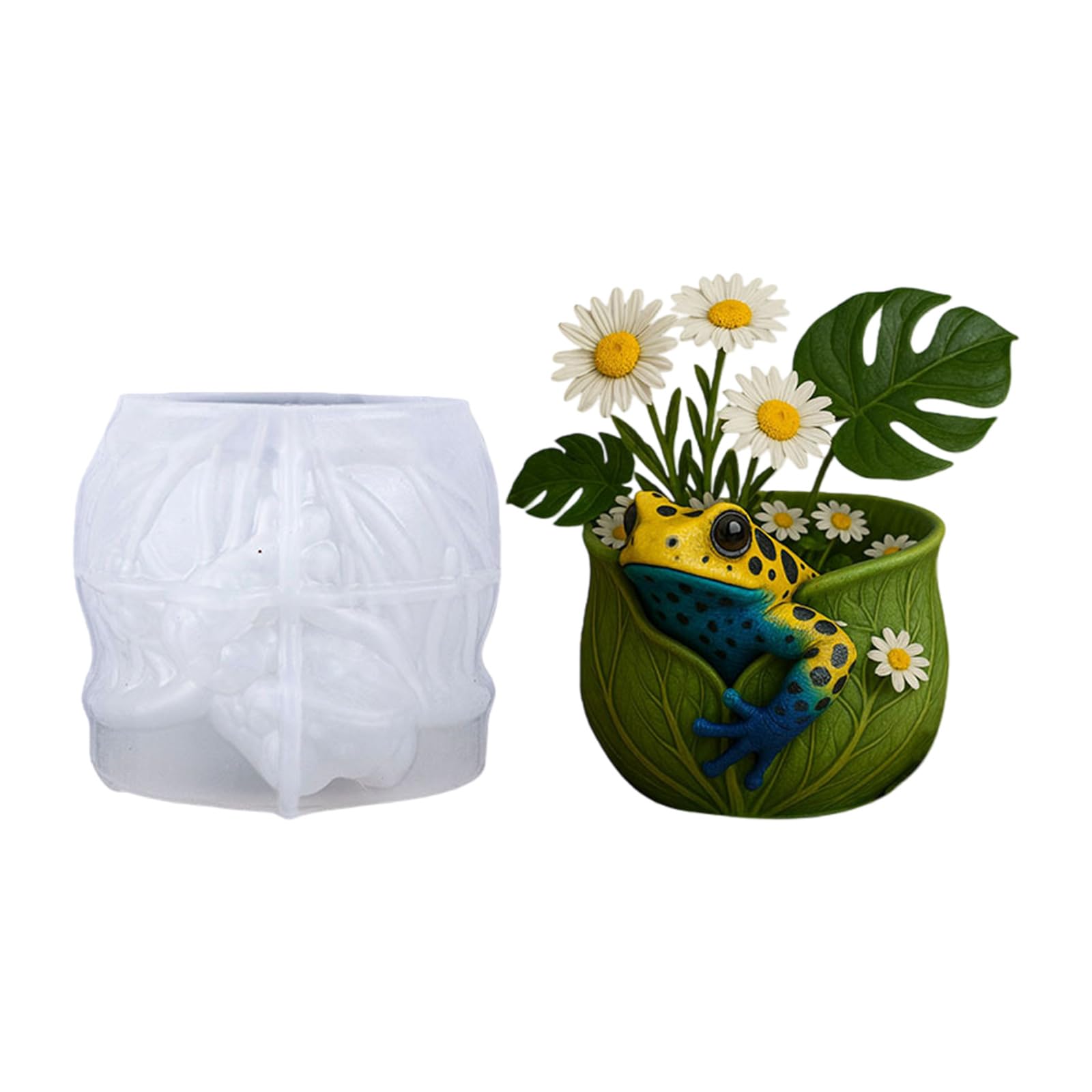 Kancery Silicone Flower Pots Mold Concrete Candlestick Silicone Mold Holders Succulents Planter Cement Gypsum